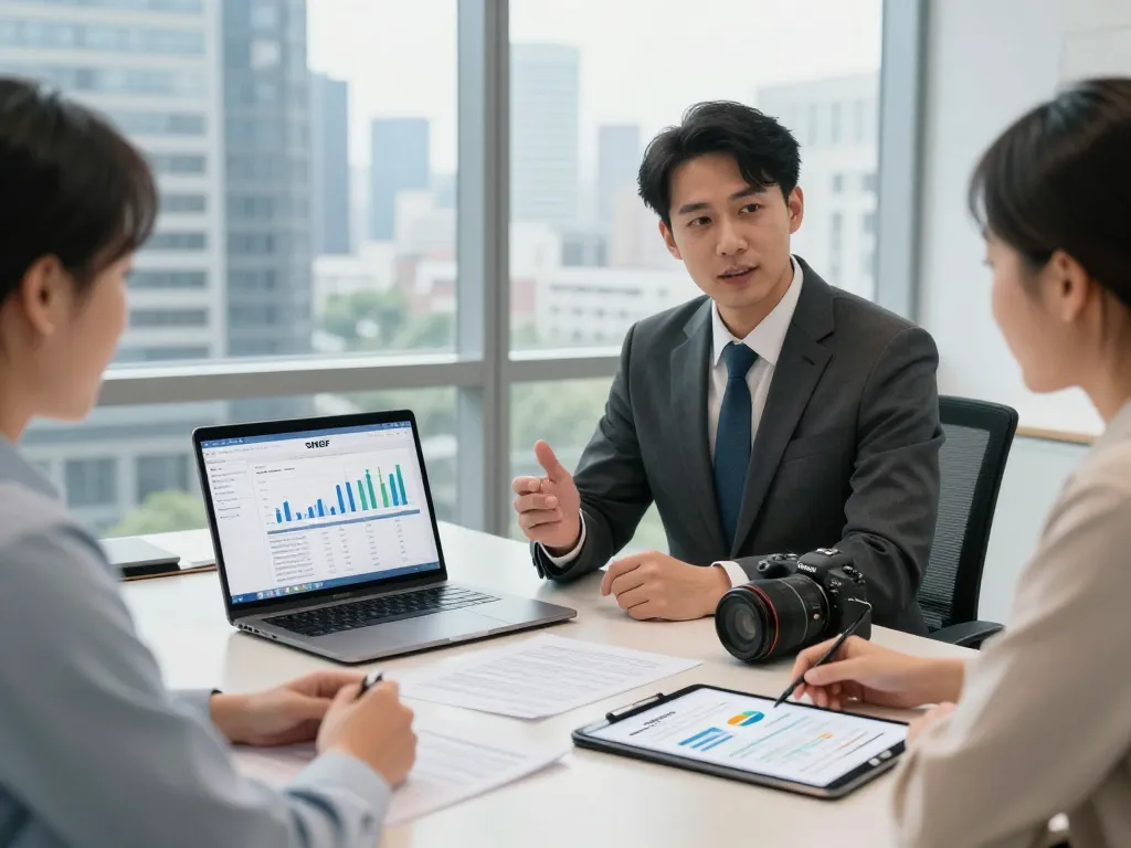 Accountant advising clients on SMSF strategies, showcasing expertise in SMSF Accountants.