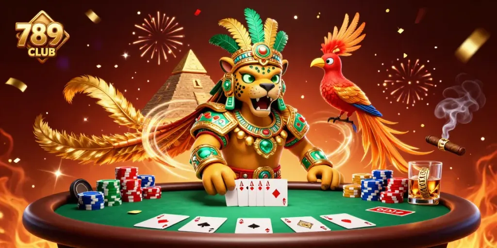 Engage in thrilling gameplay at 789CLUB with vibrant casino elements and exciting characters