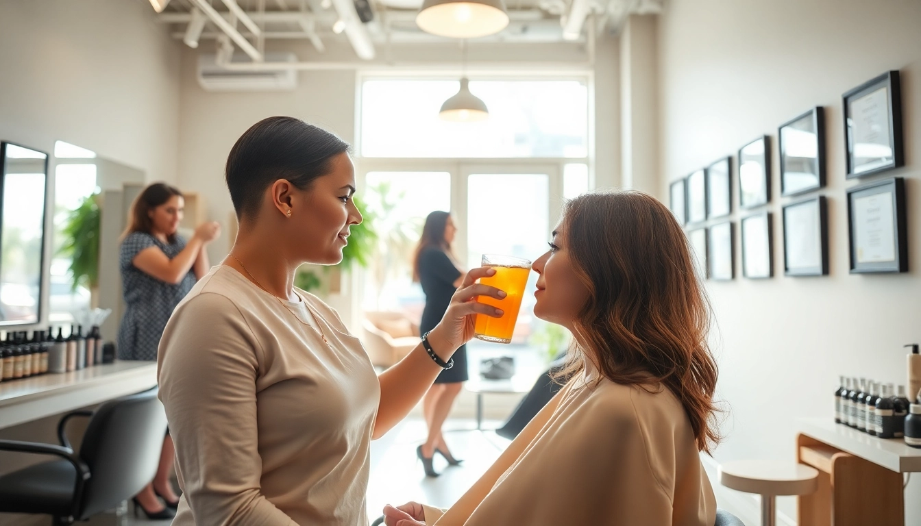 Experience top-tier hair salon services in San Diego with Aveda products and expert stylists.