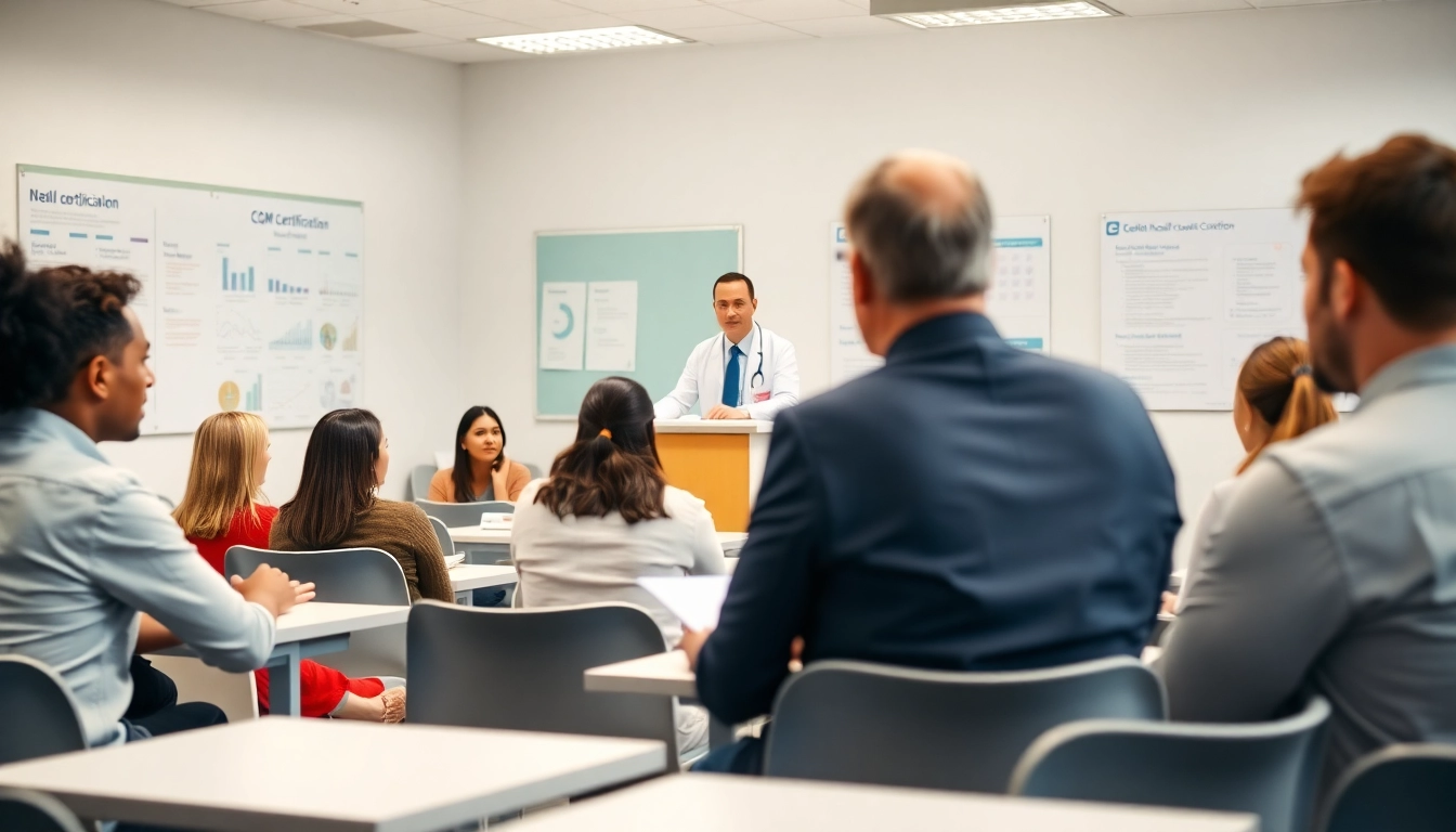 Enhance your knowledge with cqm certification in a professional classroom setting.