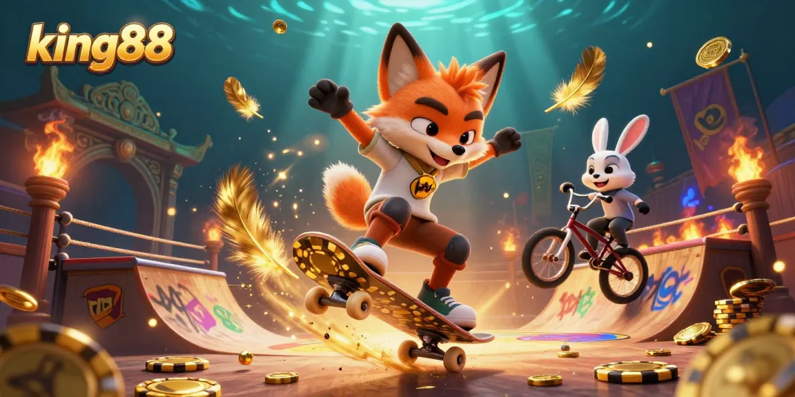 Experience thrilling gaming at king88 with vibrant characters showcasing dynamic casino action.