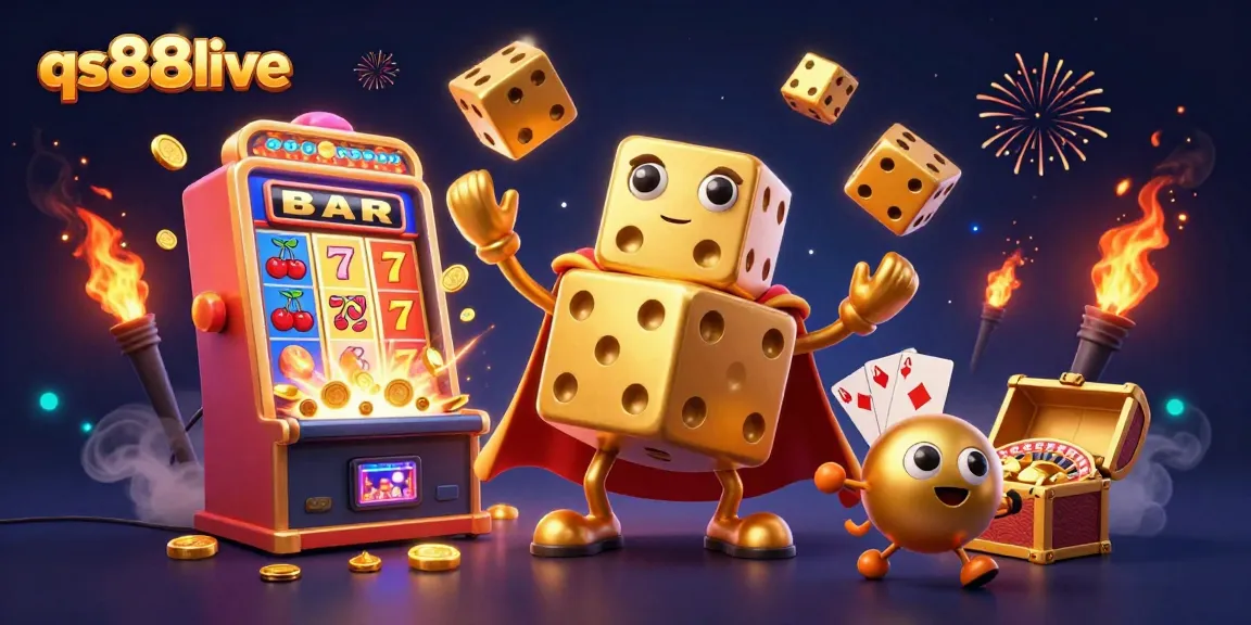 Experience the excitement of qs88live with dynamic casino elements and vibrant characters