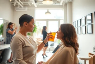 Experience top-tier hair salon services in San Diego with Aveda products and expert stylists.